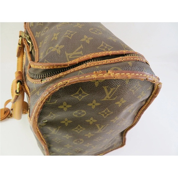 Louis Vuitton Brown and Tan Monogram Travel Bag Unisex - Picture 8 of 13